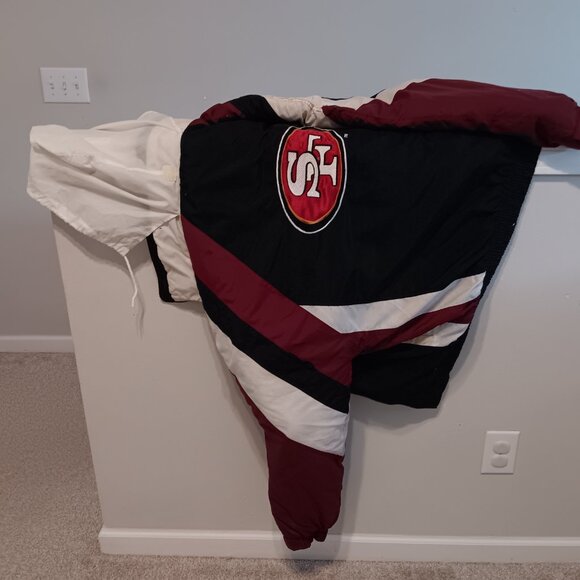 Vintage San Francisco 49ERS Jacket Size XL NFL Game Day T.F.G. Team Wear - Picture 12 of 12